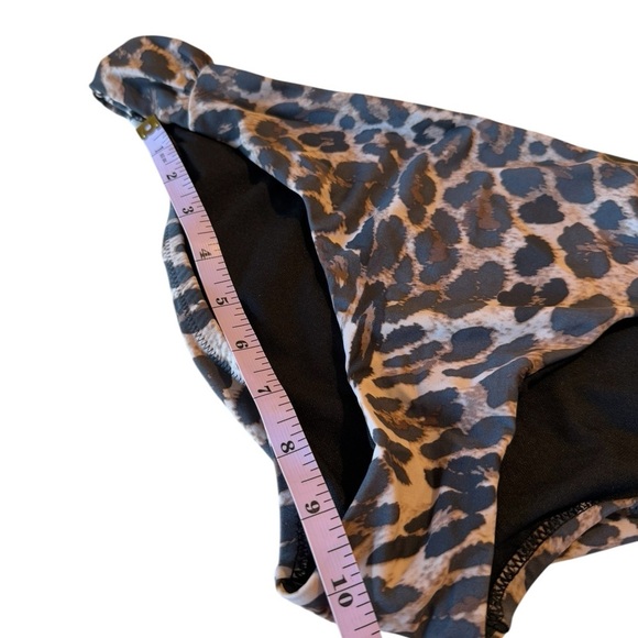 Bar III Women's Cheetah Printed Hipster Bikini Bottoms Style MBBC23501 Size XL - Picture 3 of 10